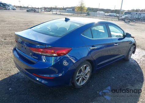 2017 Hyundai Elantra Limited from USA, damaged, VIN 5NPD84LFXHH015475